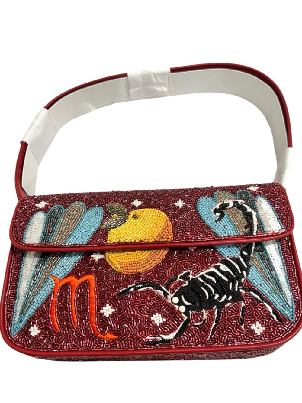 STAUD Tommy Zodiac Beaded Bag – Scorpio - Picture 2 of 8